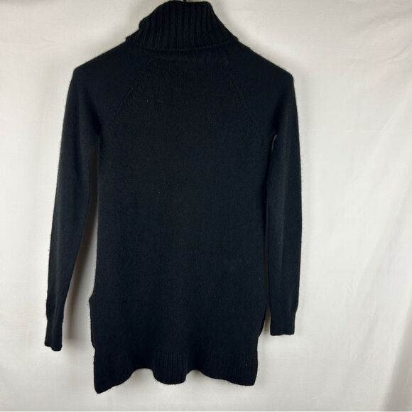 Ann Taylor 100% cashmere turtle neck sweater size XXS run big high low hem - Picture 5 of 6
